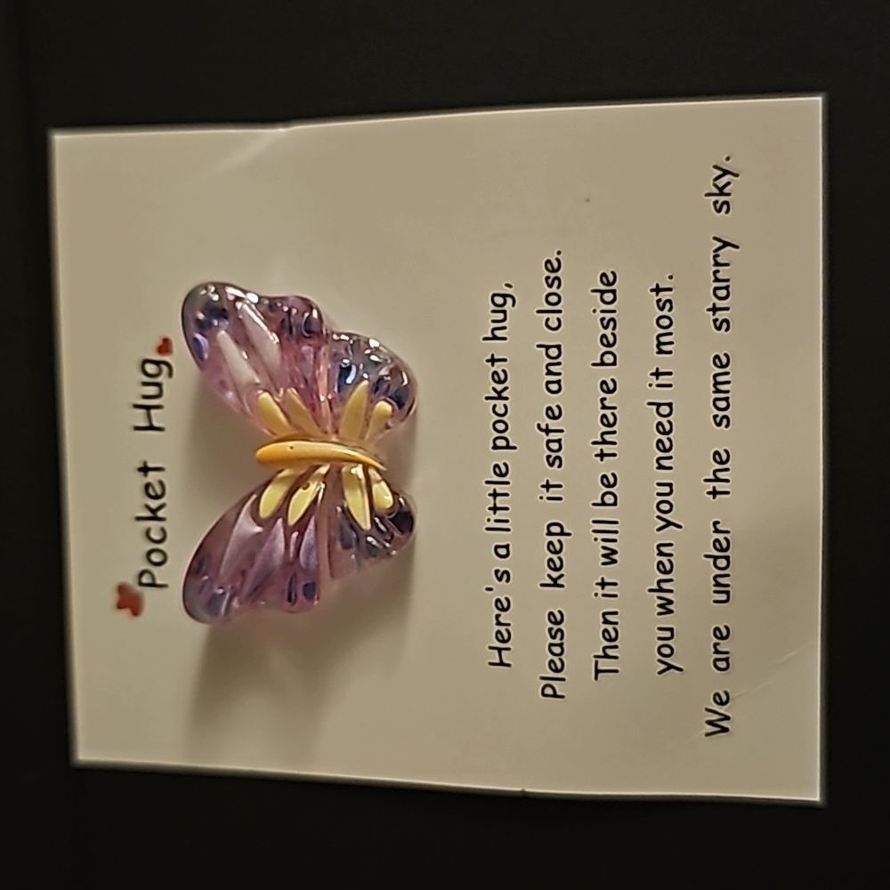 Pocket Hug Butterfly Purple 🦋